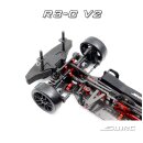 R3 &quot;Club Racer&quot; Gun Metal Edition Carbon Mittelmotor Tourenwagen - V2 + Blitz TCN Karosse