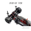 R3 &quot;Club Racer&quot; Gun Metal Edition Carbon Mittelmotor Tourenwagen - V2 + Blitz TCN Karosse