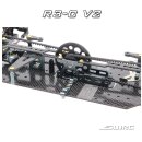 R3 &quot;Profi&quot;  Gun Metal Edition Carbon Mittelmotor Tourenwagen - V2 + Blitz TCN Karosse