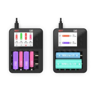 iSDT SMART CHARGER C4 EVO - 36W, 3A, 1-4S Nixx/LiXX, USB-C Eingang