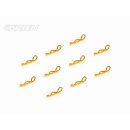 CARTEN Gold 1/10 Karosseriesplint Small Head 6mm (10)