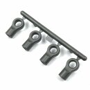 4.8mm Kugelpfannen - GREY - 10mm (4 Stück) - FT1 /...