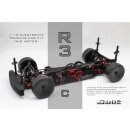 R3 &quot;Club Racer&quot; Red Edition Carbon Mittelmotor Tourenwagen - V2 + Blitz TCN Karosse