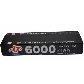 MC3 6000mAh 120C 7.6V High Power LCG Graphene Stick Pack LiHV