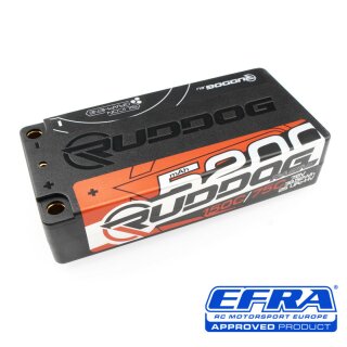 RUDDOG Racing 5200mAh 150C/75C 7.6V LCG Short Stick Pack LiPo-HV Battery