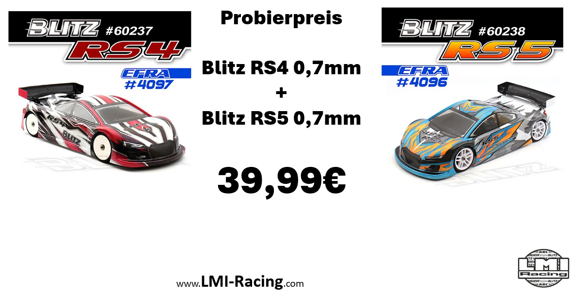 Blitz RS4 & RS5 Karosse zum Probierpreis