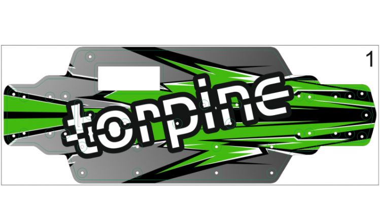 CARTEN RC Chassis-Schutzfolie